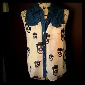 Biker skull shirt